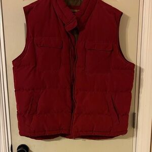 Red St. John’s Bay Men's Puffer Vest